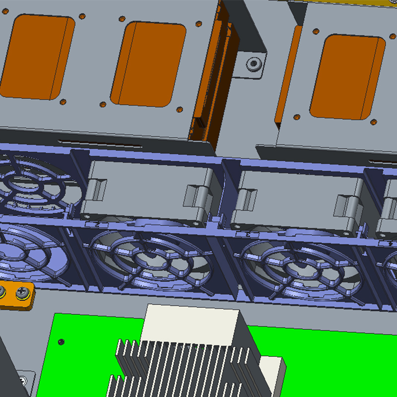 > Modular fan design to ensure the ventilation demand during product operation.