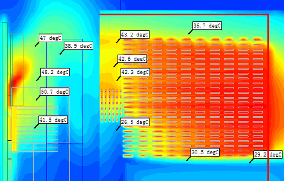 > When the ambient temperature is 50 ° C and the fan spins at full speed and the fan spins at 30% speed at 25 ° C, the components meet the heat dissipation requirements. To reduce noise, it is recommended that the system adopt target speed control scheme.