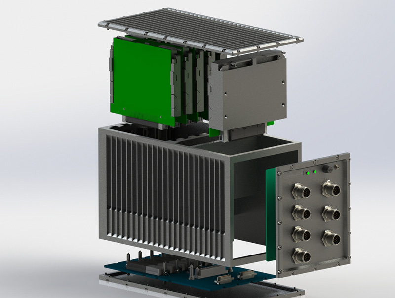 > Internal chassis structure design. The structure body, backplane, and rear I/O board support customized design.