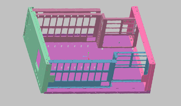 > The internal structural framework is designed for functional differentiation. The structure is all modular design, which can be combined into a complete machine after assembly of single modules, which effectively improves assembly efficiency and makes maintenance more convenient.